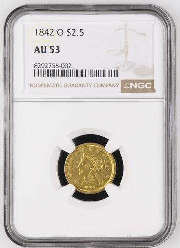 1842-O Liberty Head NGC 53