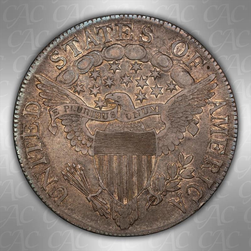 1807 Draped 50C CACG XF-40 