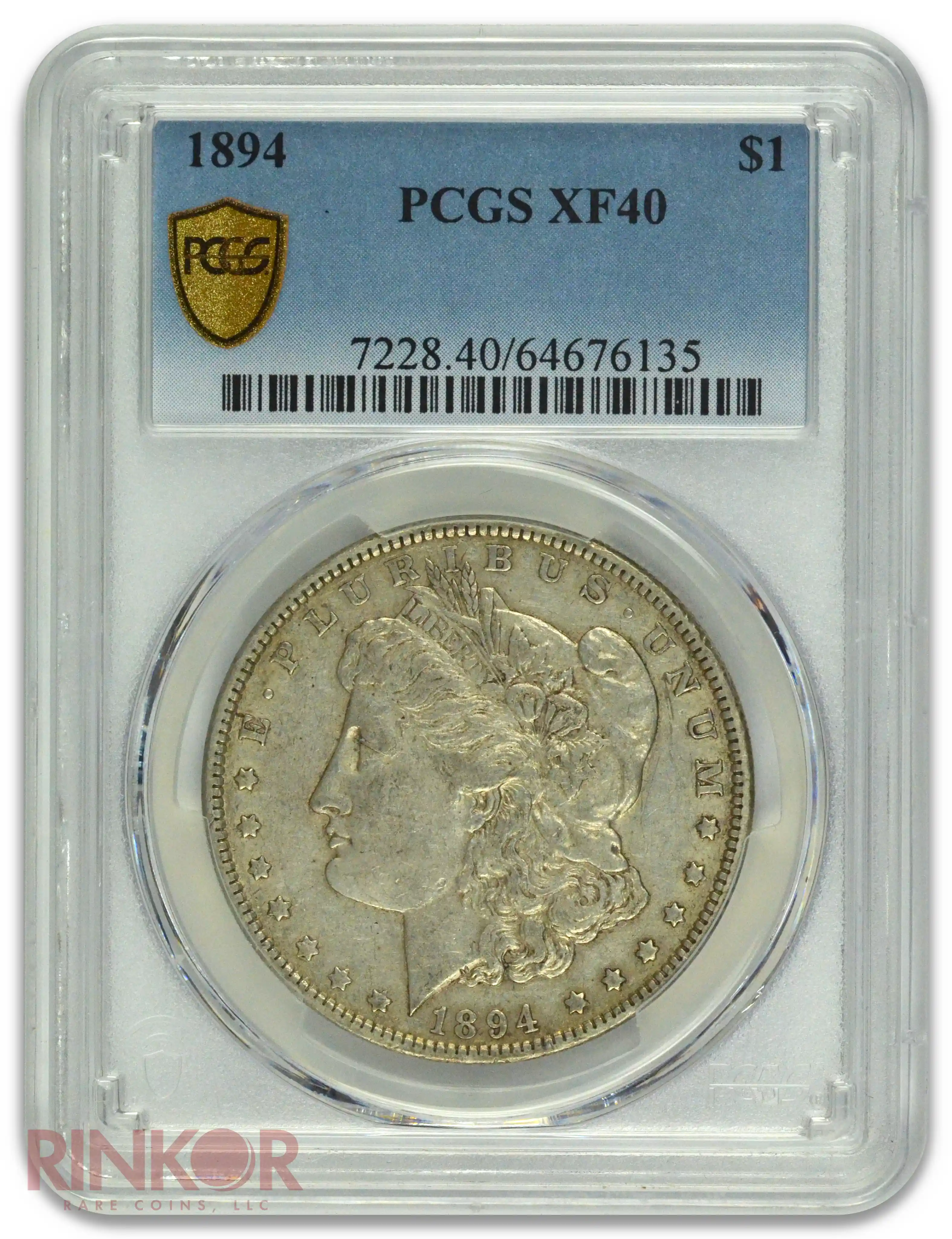 1894 $1 Morgan Dollar PCGS XF-40
