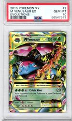 2016 Pokemon XY Venusaur EX Evolutions PSA Gem Mint 10