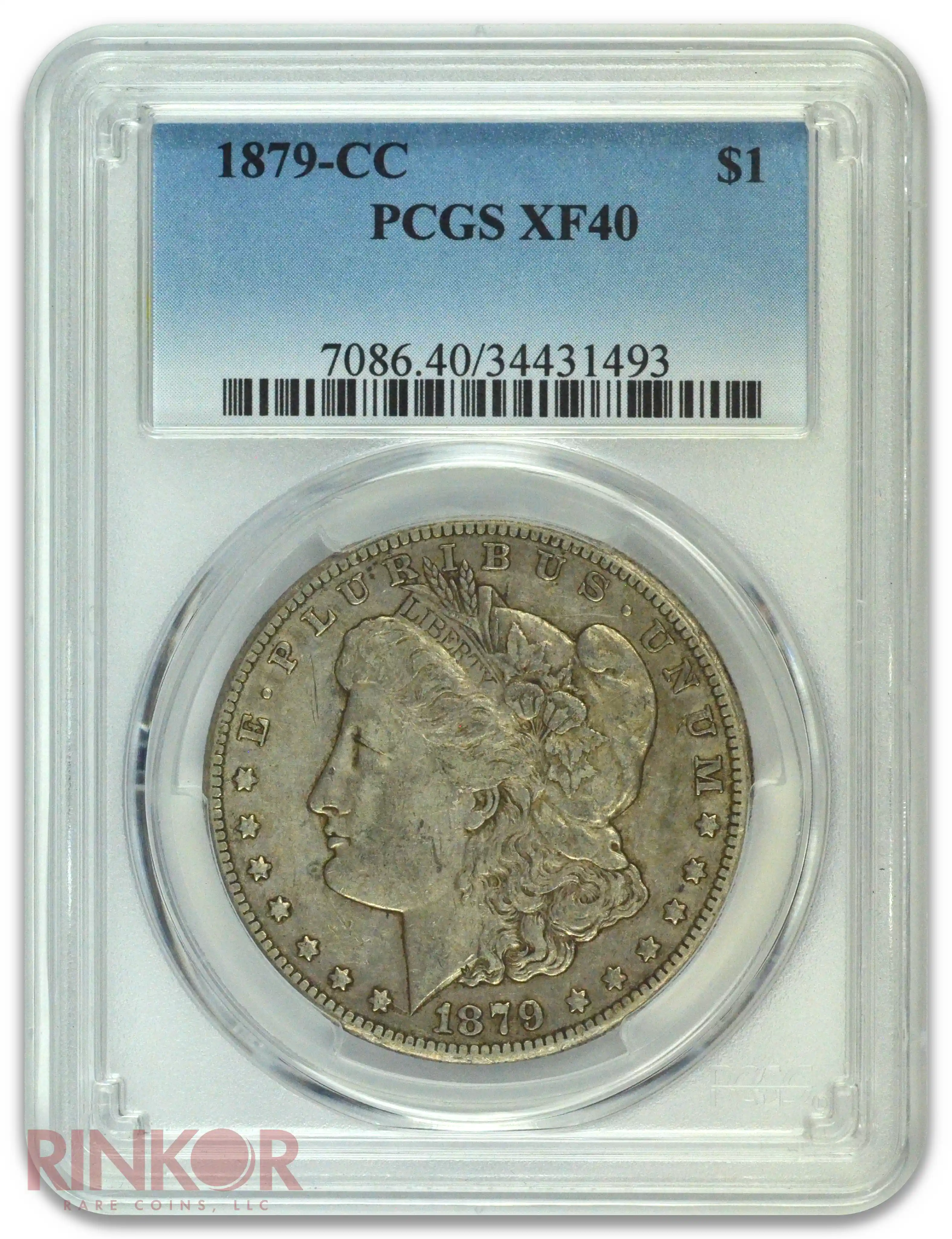 1879-CC $1 Morgan Dollar PCGS XF-40