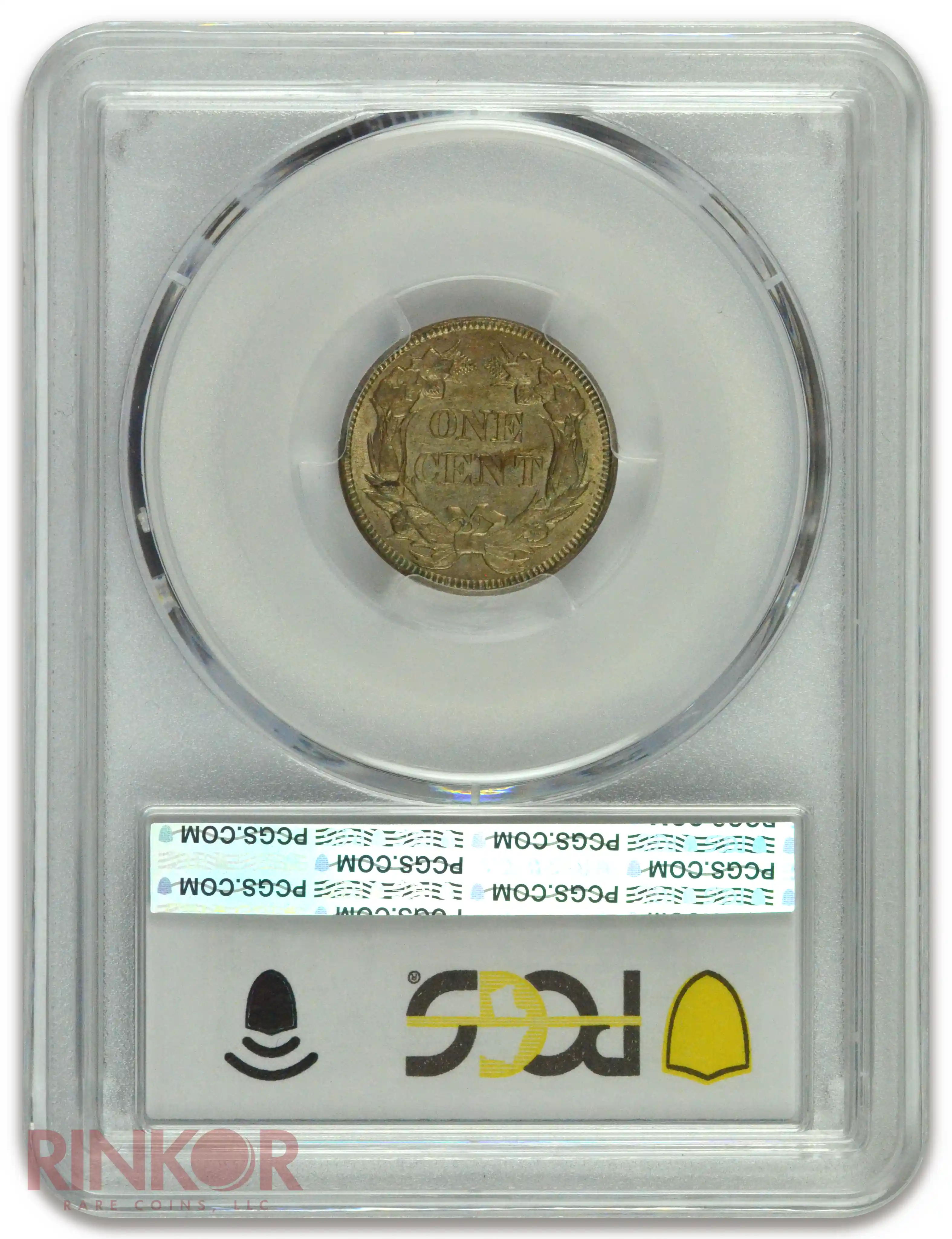 1857 Flying Eagle Cent PCGS MS 63