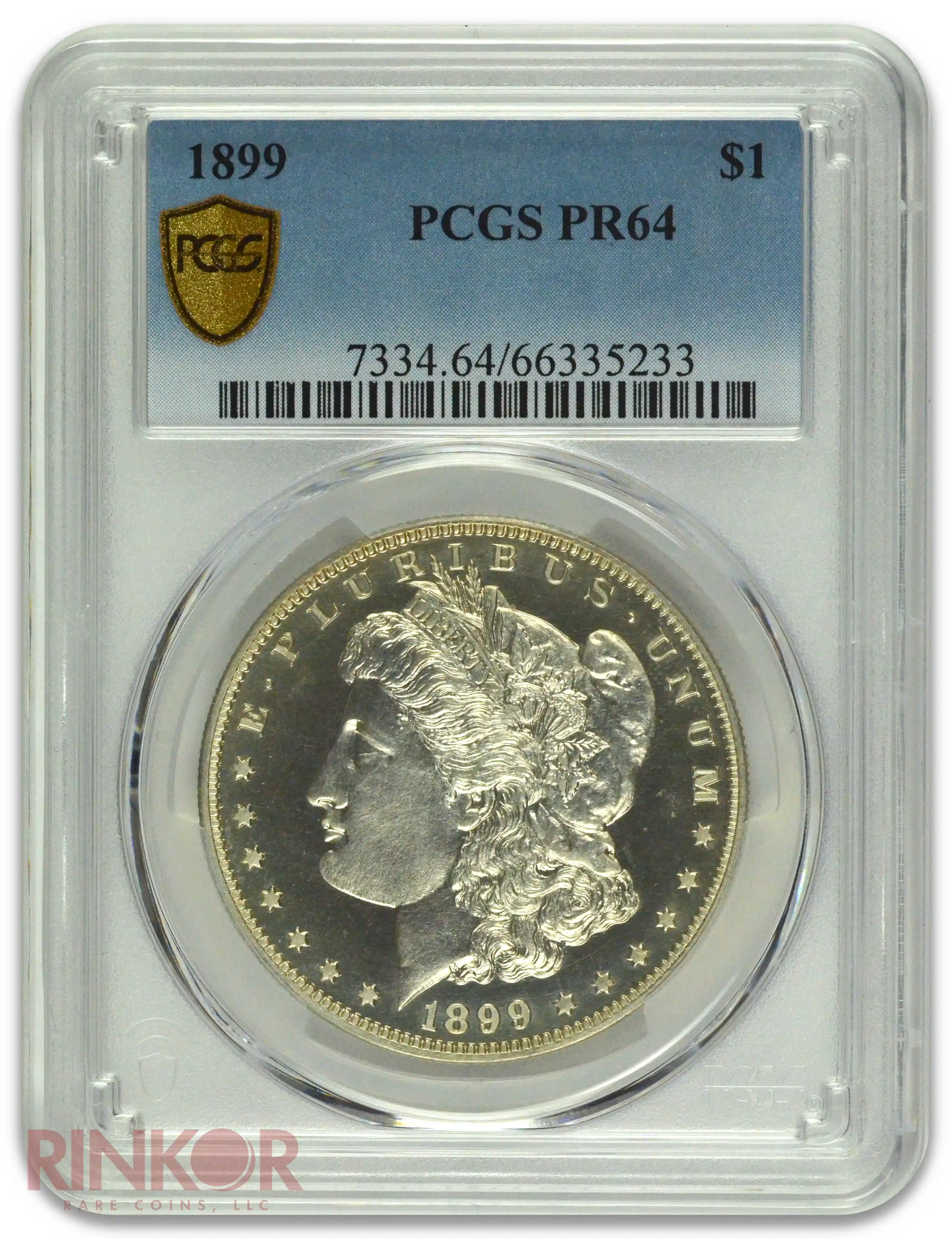 1899 $1 Morgan Dollar PCGS PR 64