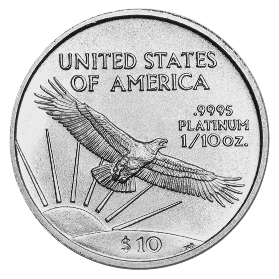 1/10oz Platinum American Eagle -Assorted Dates- 