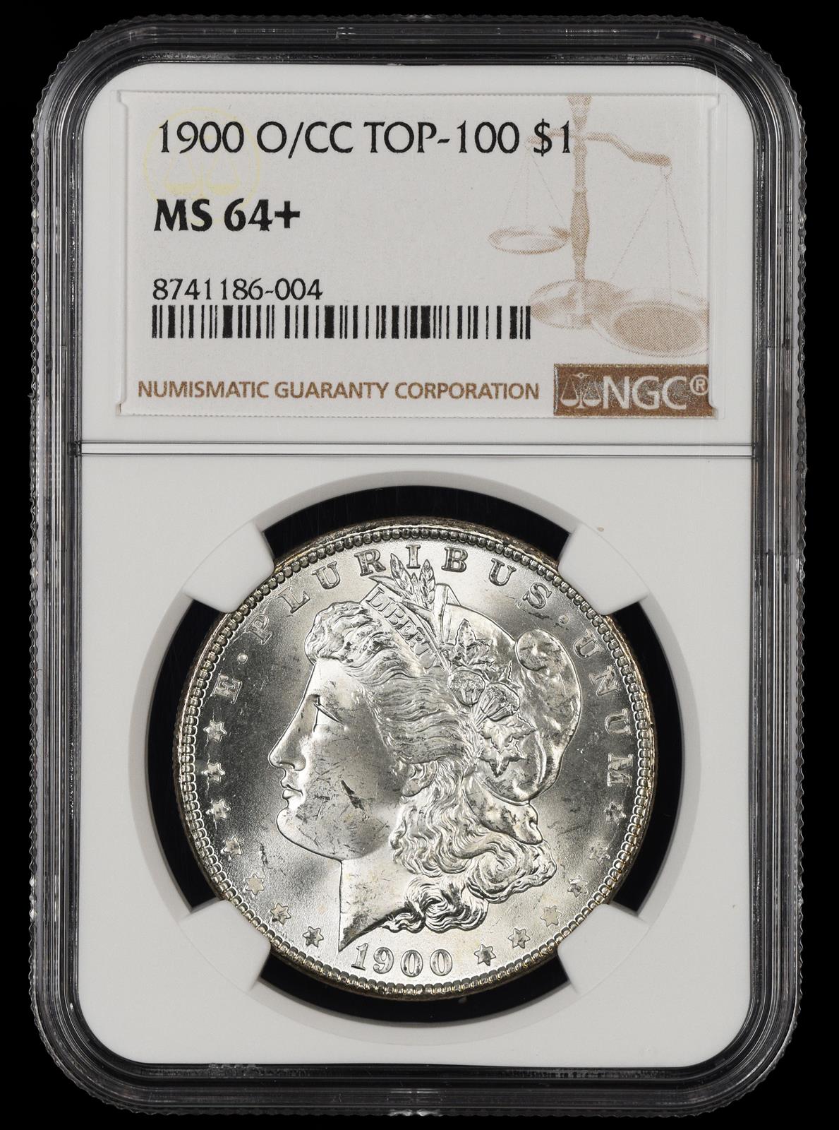 1900 O/CC Top 100 $1 NGC MS64+
