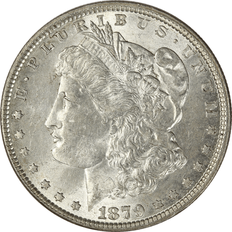 1879 Morgan Silver Dollar $1  Raw Ungraded Coin Uncirculated