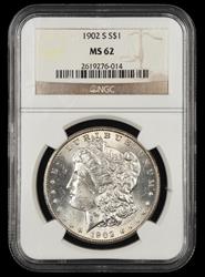 1902 S $1 NGC MS 62
