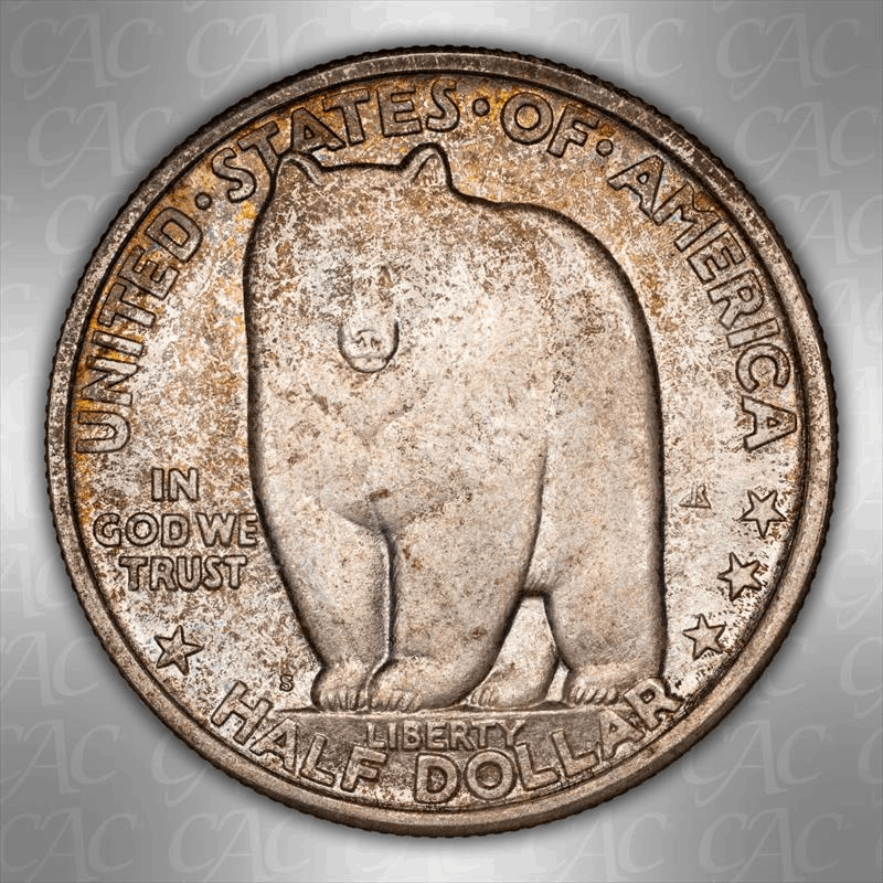 1936-S Bay Bridge 50C CACG MS 67