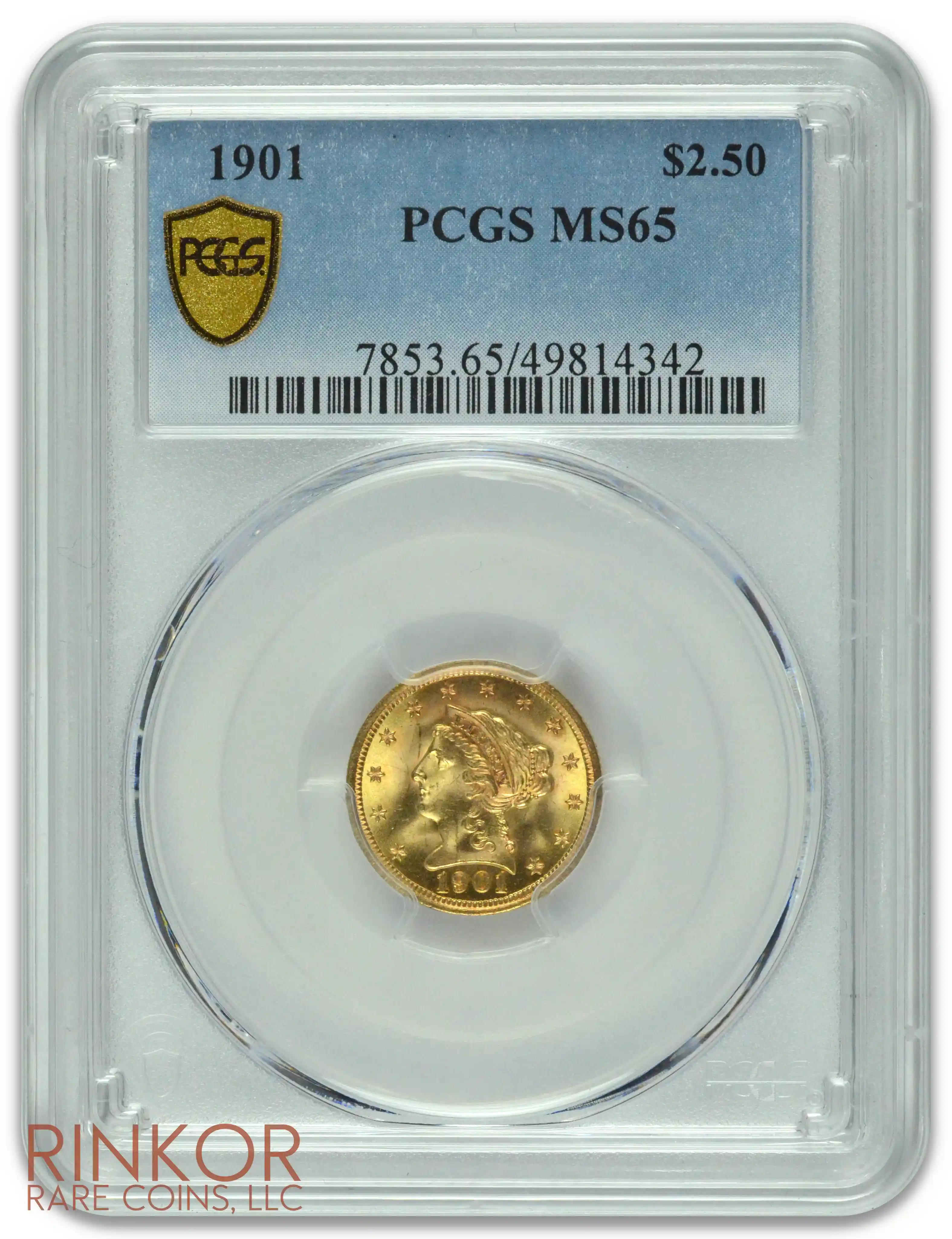 1901 Liberty Head PCGS MS 65