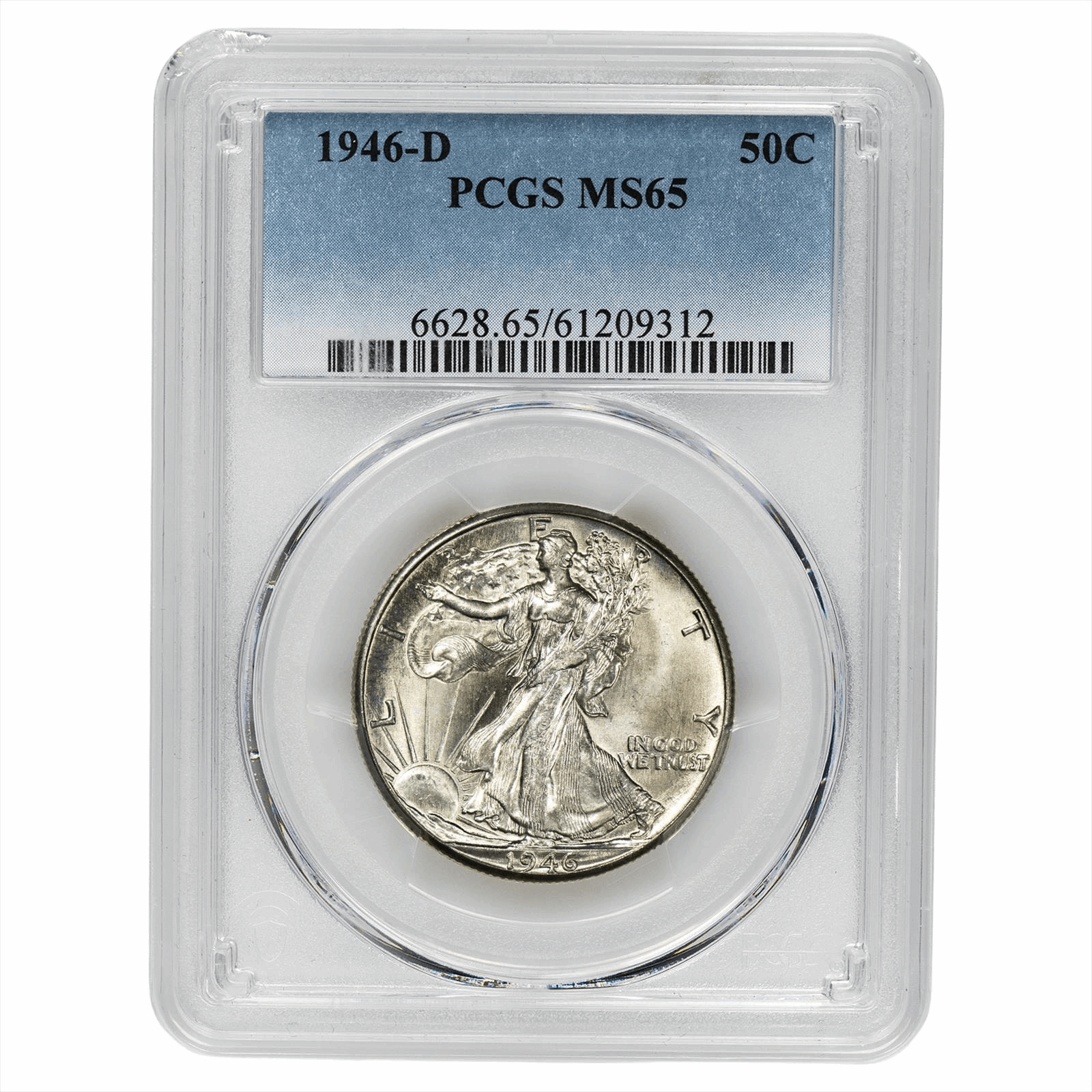1946-D Walking Liberty PCGS MS 65 