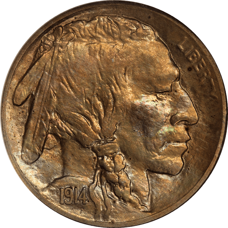 1914 Buffalo Nickel 5c, NGC PR 66 - Lovely Coin