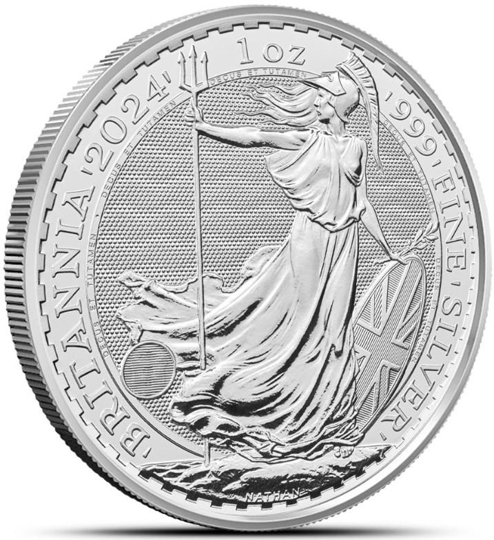 2024 L2 1oz.  Great Britian Silver Britannia, BU 