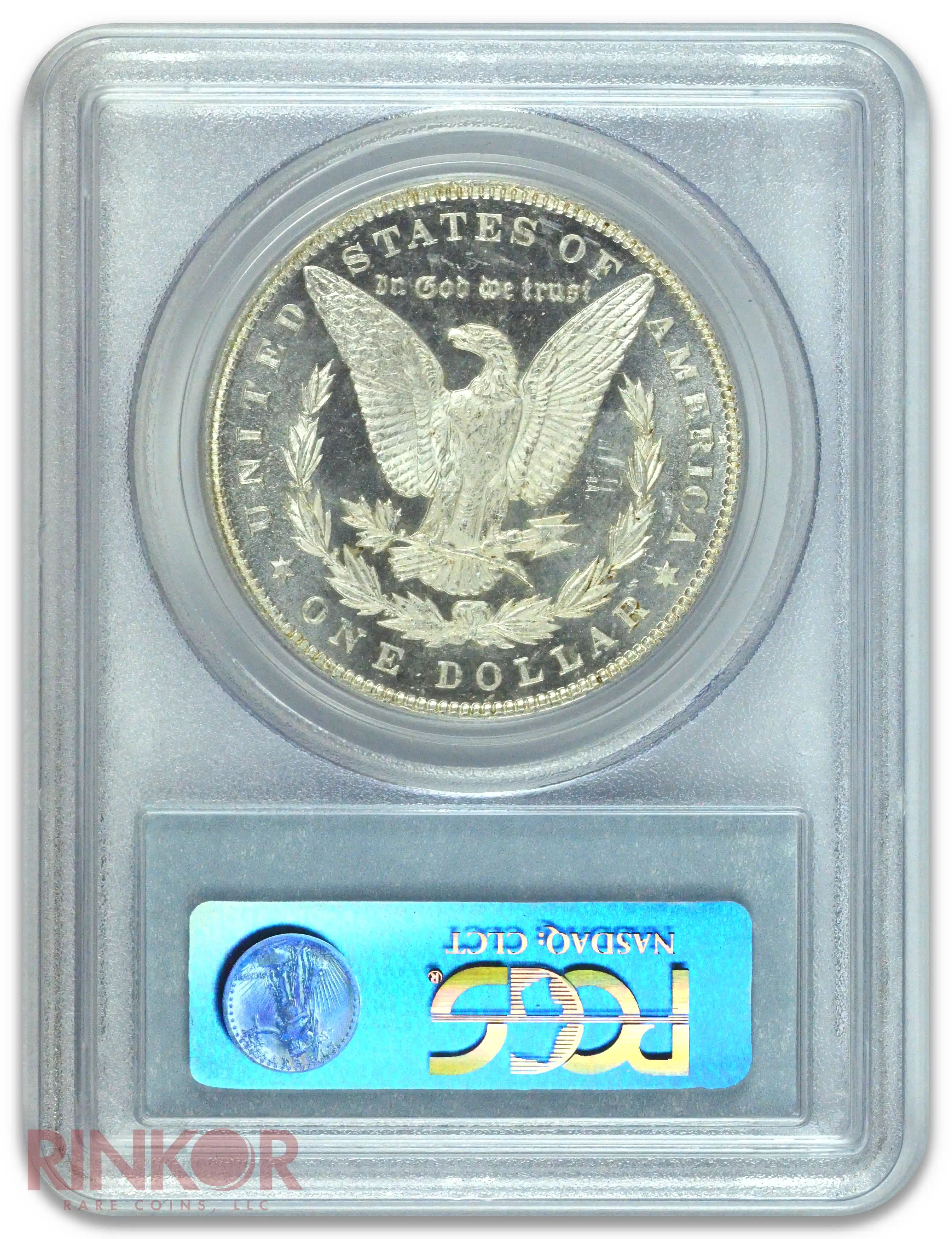 1891 $1 Morgan Dollar PCGS MS 62 DMPL CAC