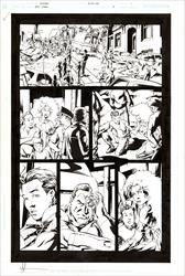 Teen Titans #5, Page 1 Artist:  Mike  McKone (Penciller) ,  Marlo  Alquiza (Inker) Media Type: Pen and Ink Art Type: Interior Page 