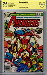 Avengers #148 CBCS 7.5 Signed by Marv Wolfman (Marvel, 1976) 