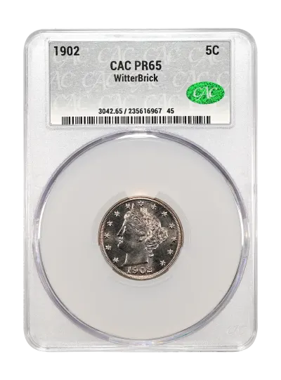 1902 5c CACG PR 65