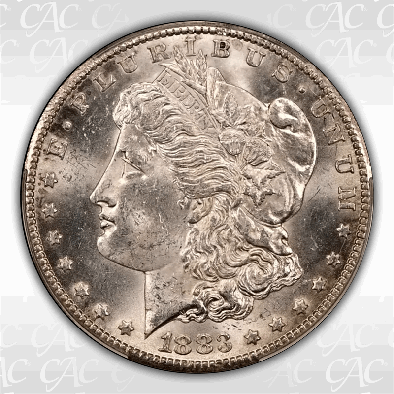 1883-CC $1 CACG MS 63