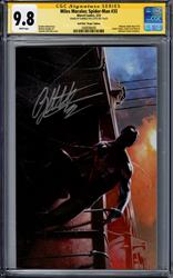 Miles Morales: Spider-Man #33 CGC Signature Series 9.8 (Marvel, 2022) Signed by Gabriele DelOtto 
