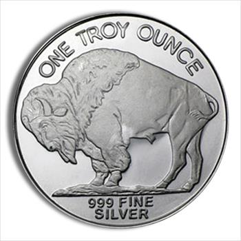 1 oz Silver Round - Buffalo Design (New) image 2