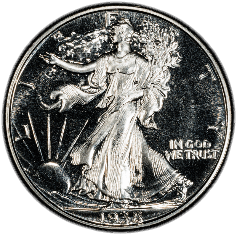 1938 50C PCGS PR 66 CAC