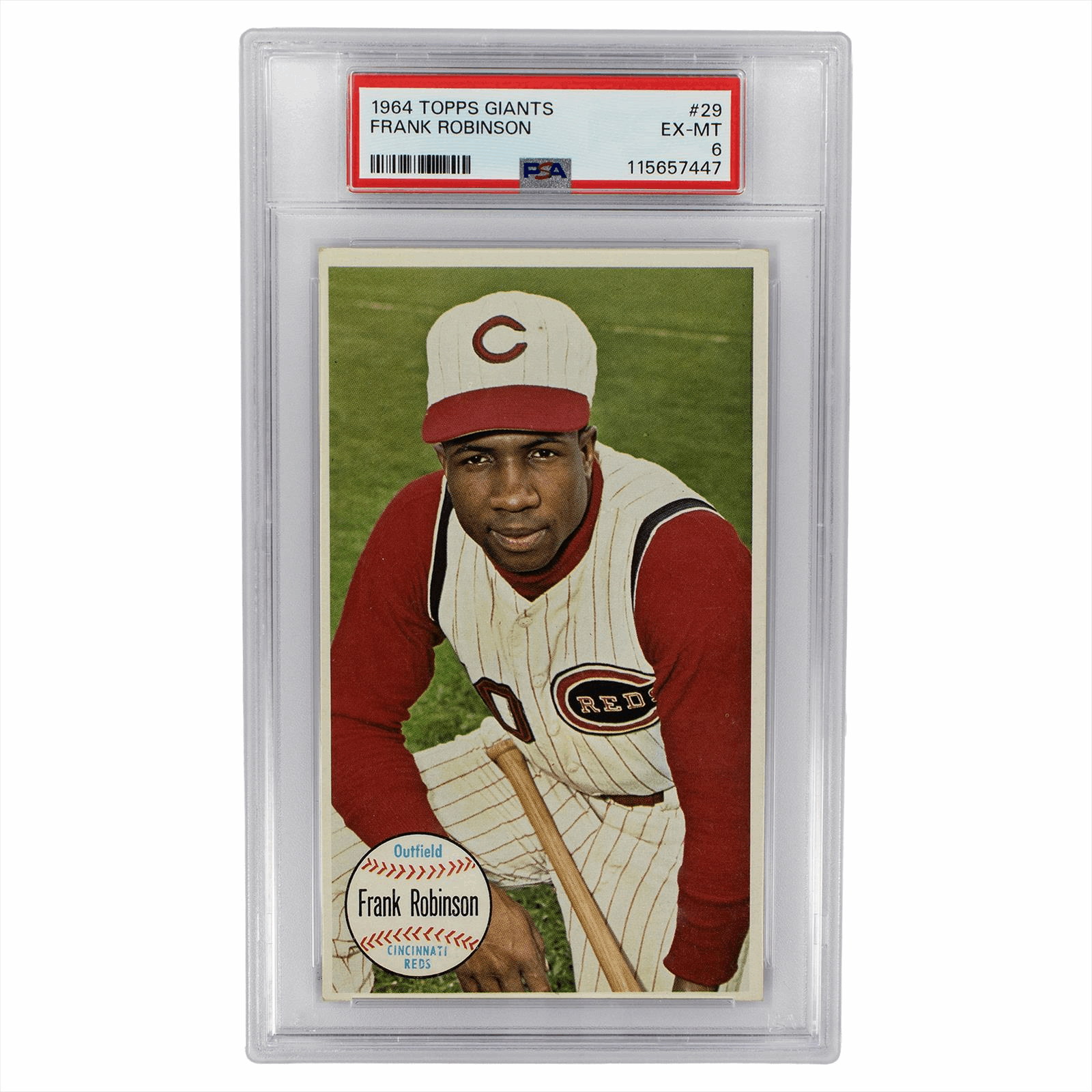 1964 Topps Giants Frank Robinson #29 PSA EX-MT 6