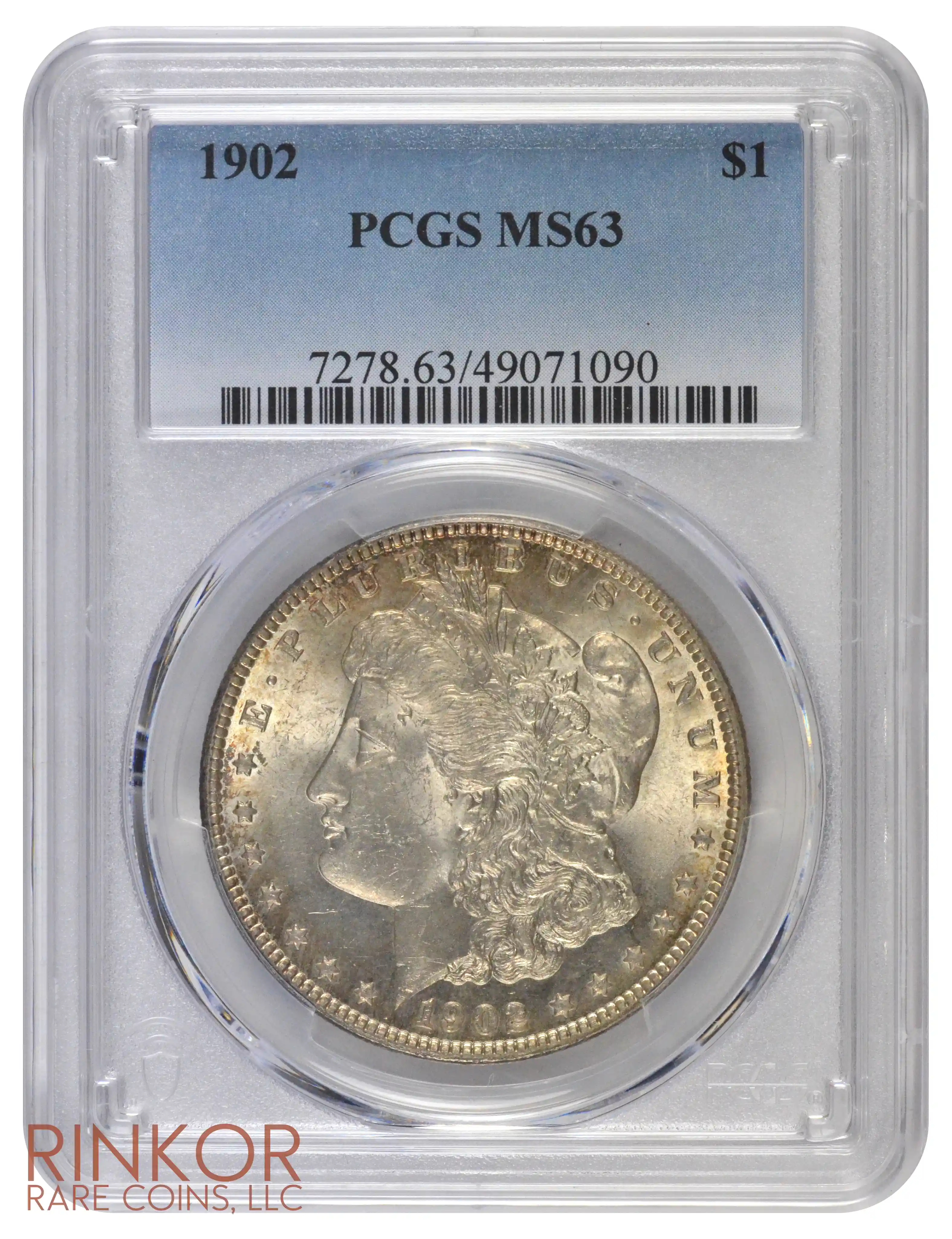 1902 $1 PCGS MS 63