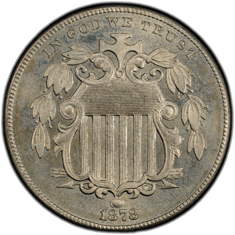 1878 5C PCGS PR 64 CAC