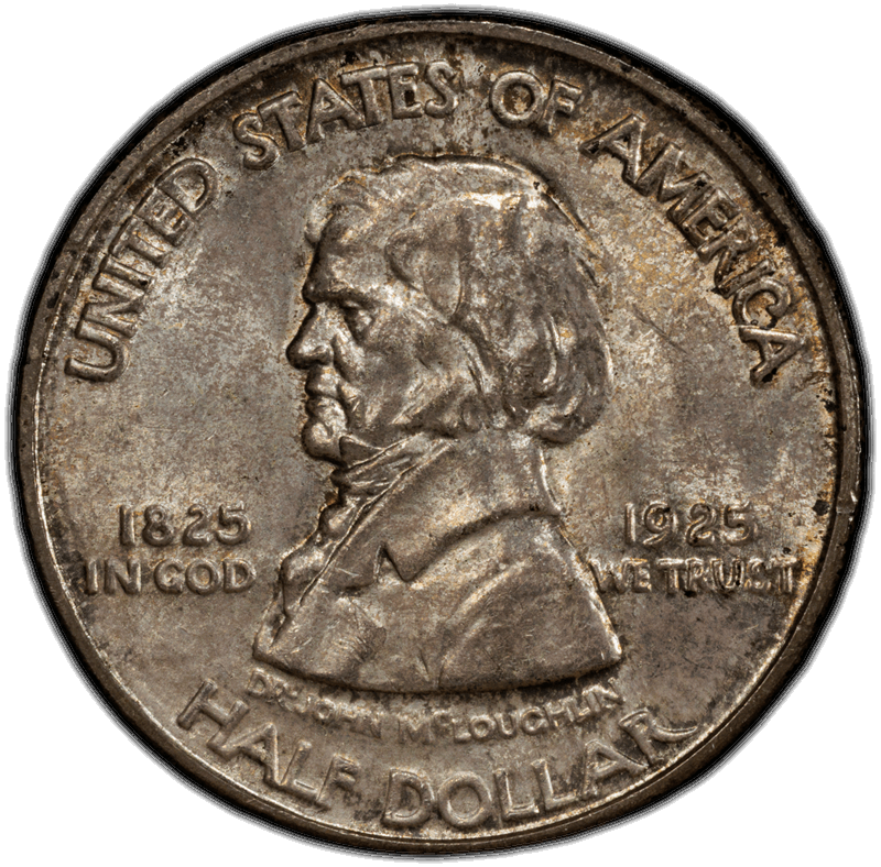 1925 Fort Vancouver 50C PCGS MS 66 CAC