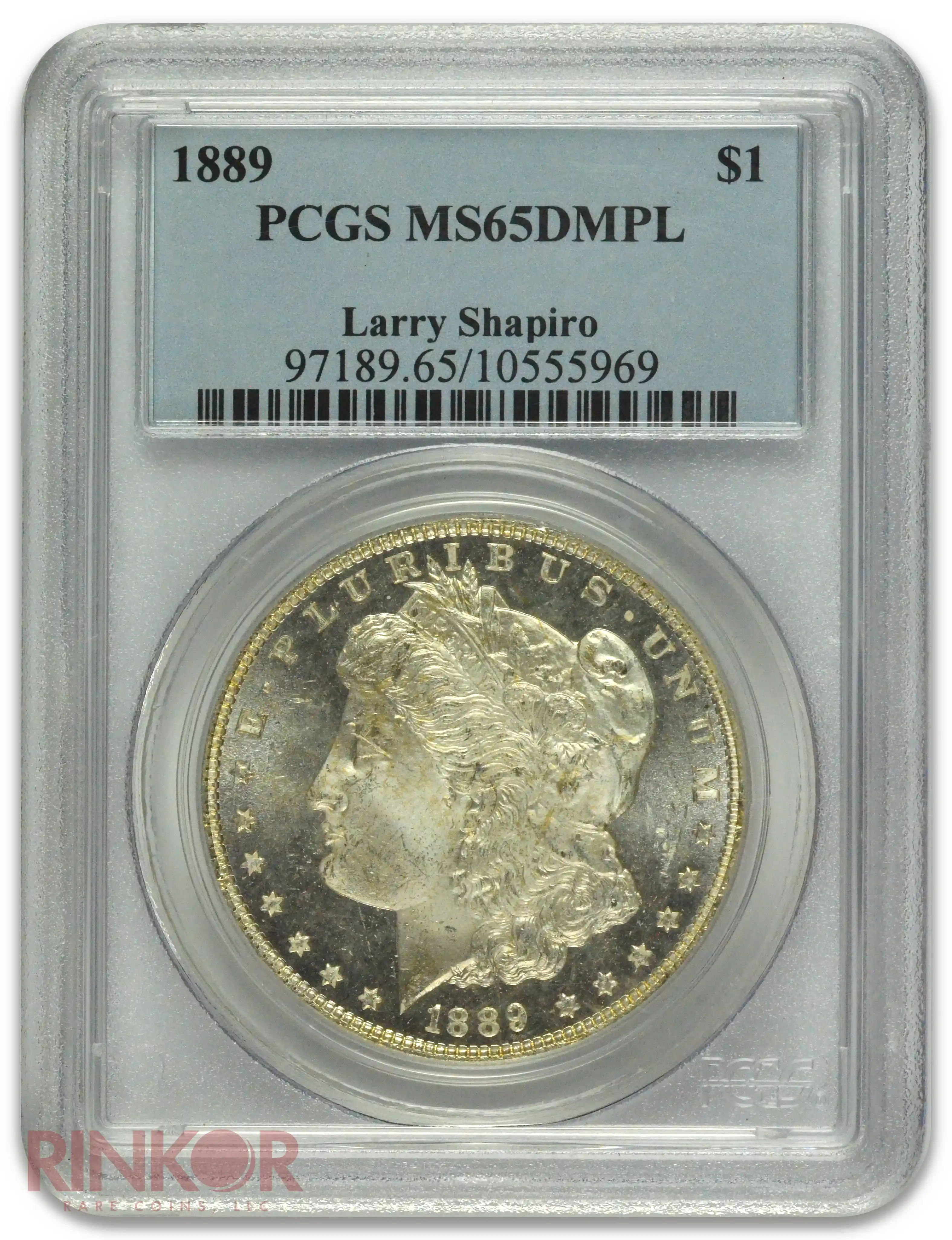 1889 $1 Morgan Dollar PCGS MS 65 DMPL
