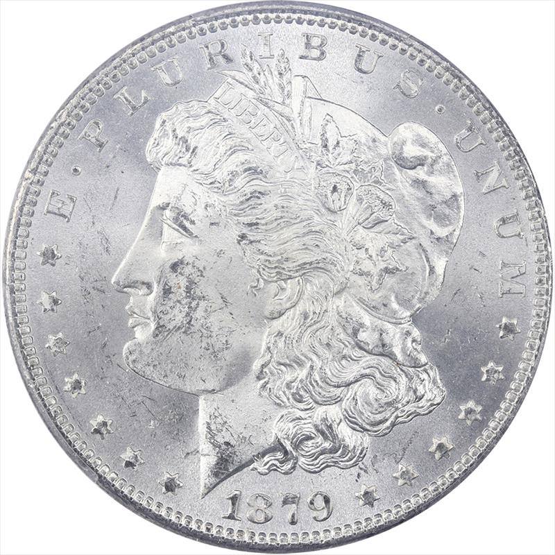 1879 Morgan Silver Dollar PCGS MS 63 - Nice Original Lustous White Coin
