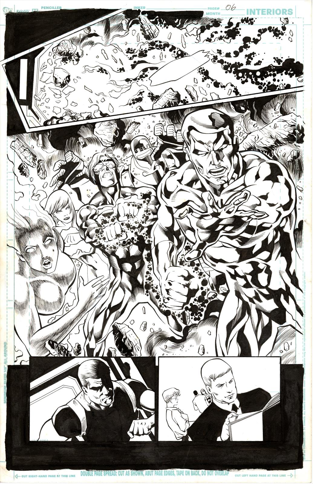 Justice League: Generation Lost #20 Page 6 Artist:  Joe Bennett (Penciller) ,  Jack Jadson (Inker) ,  Ruy Jose (Inker) Media Type: Pen and Ink Art Type: Interior Page 