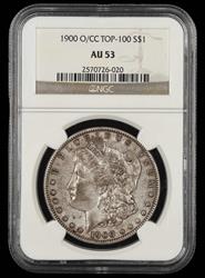 1900 O/CC Top-100 $1 NGC AU 53