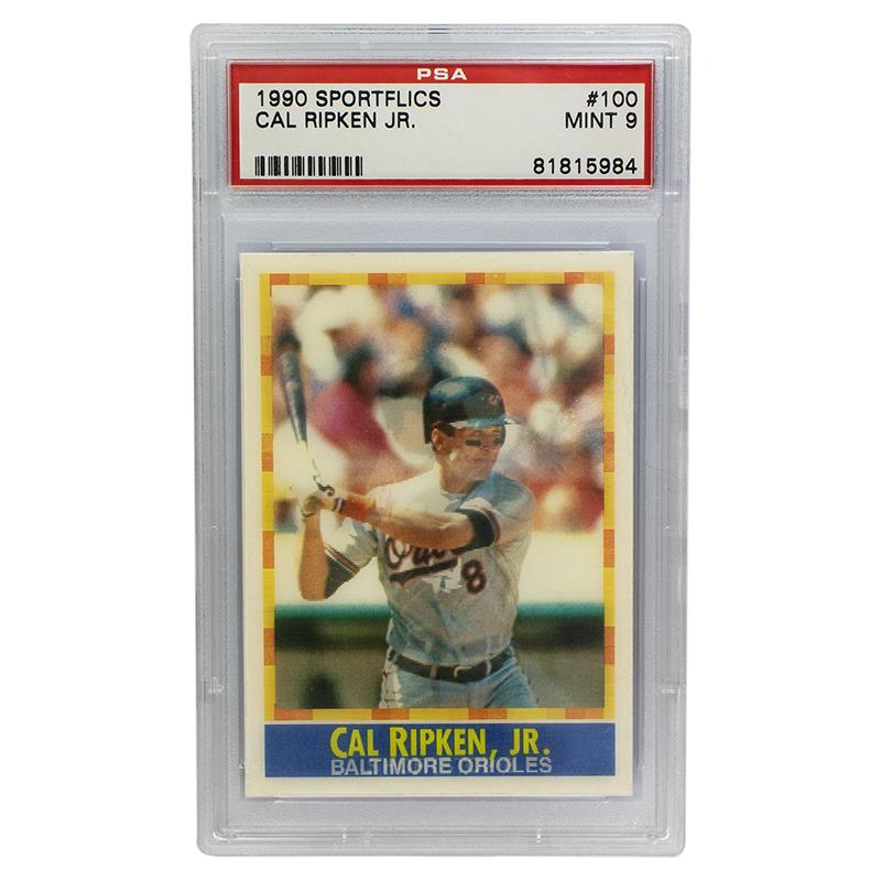 1990 Sportflics Cal Ripken Jr. #100 PSA Mint 9 Cert #81815984