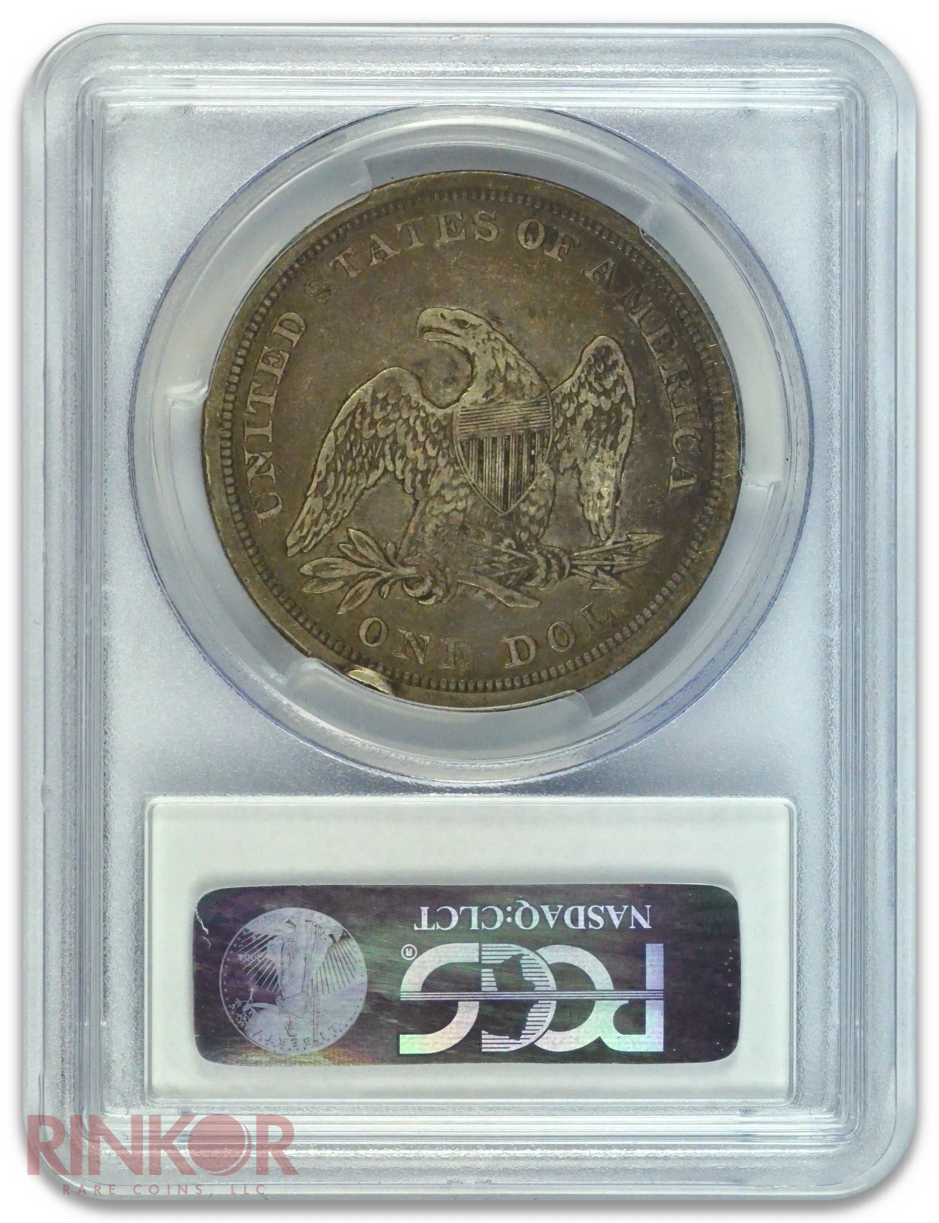 1843 $1 Seated Dollar PCGS VF-30