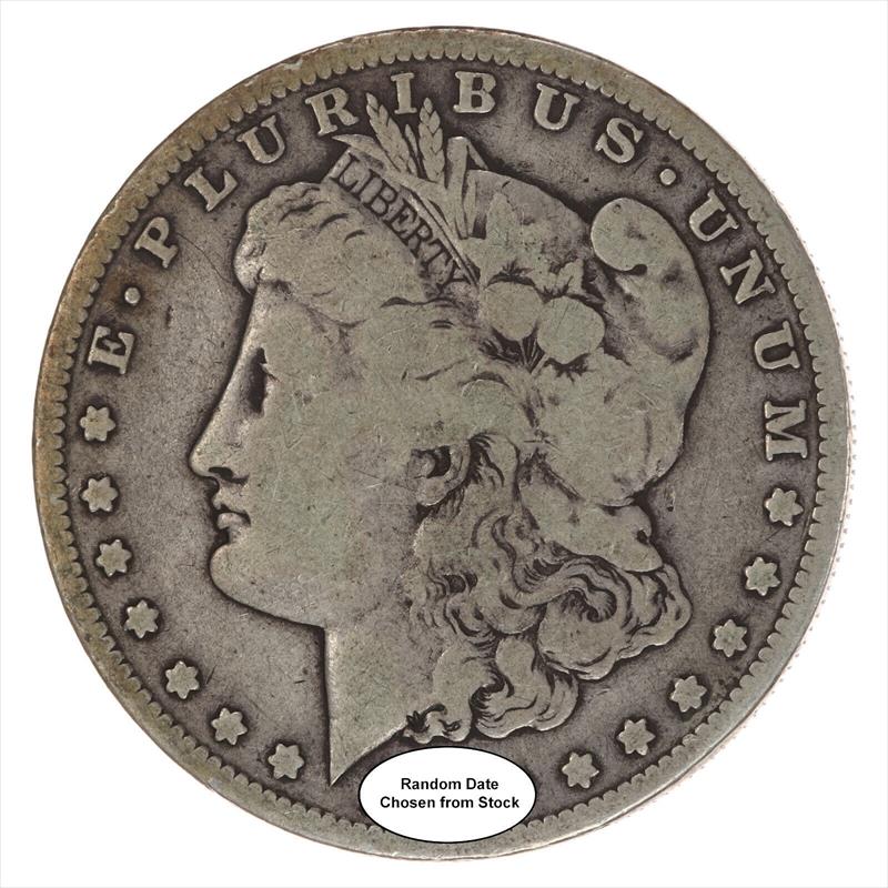 1878 to 1904 Common Date Morgan Silver Dollar Very Good to Very Fine Condition - Random Year