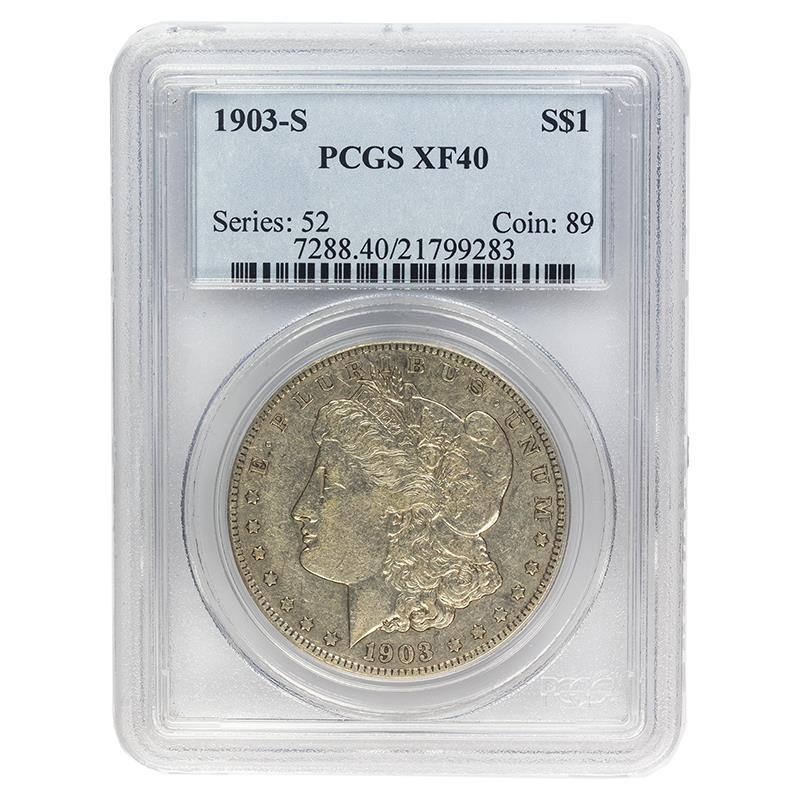 1903-S Morgan Dollar, $1 PCGS XF 40 