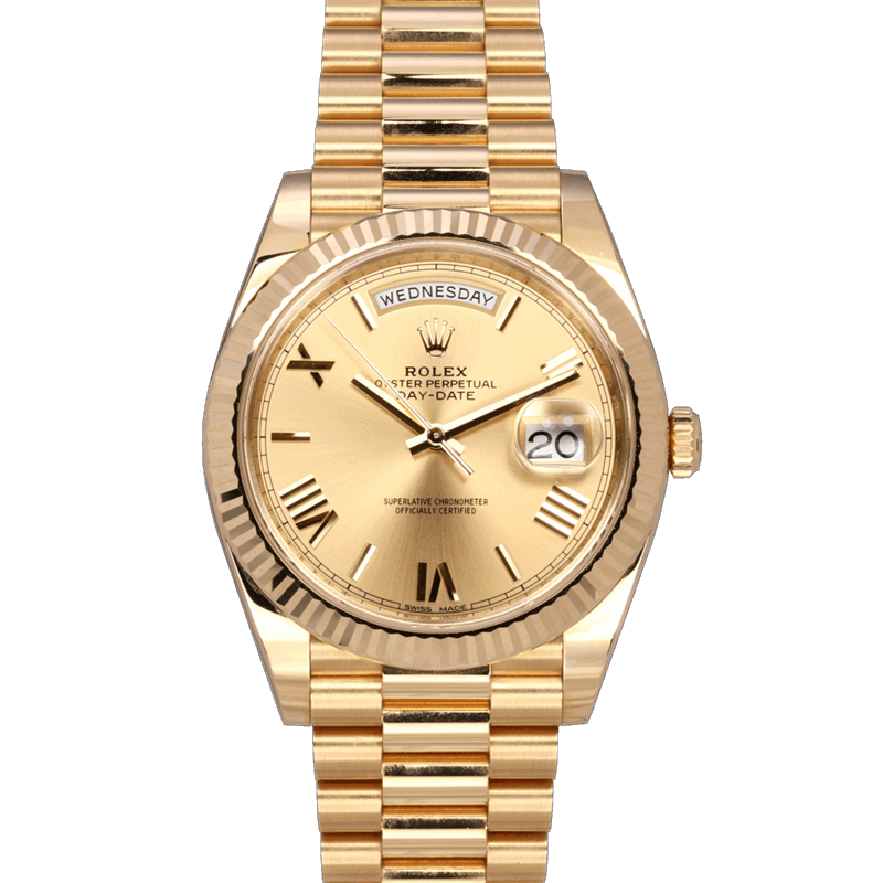 Rolex 40mm Day Date President 228238 18K YG with 2016 Card