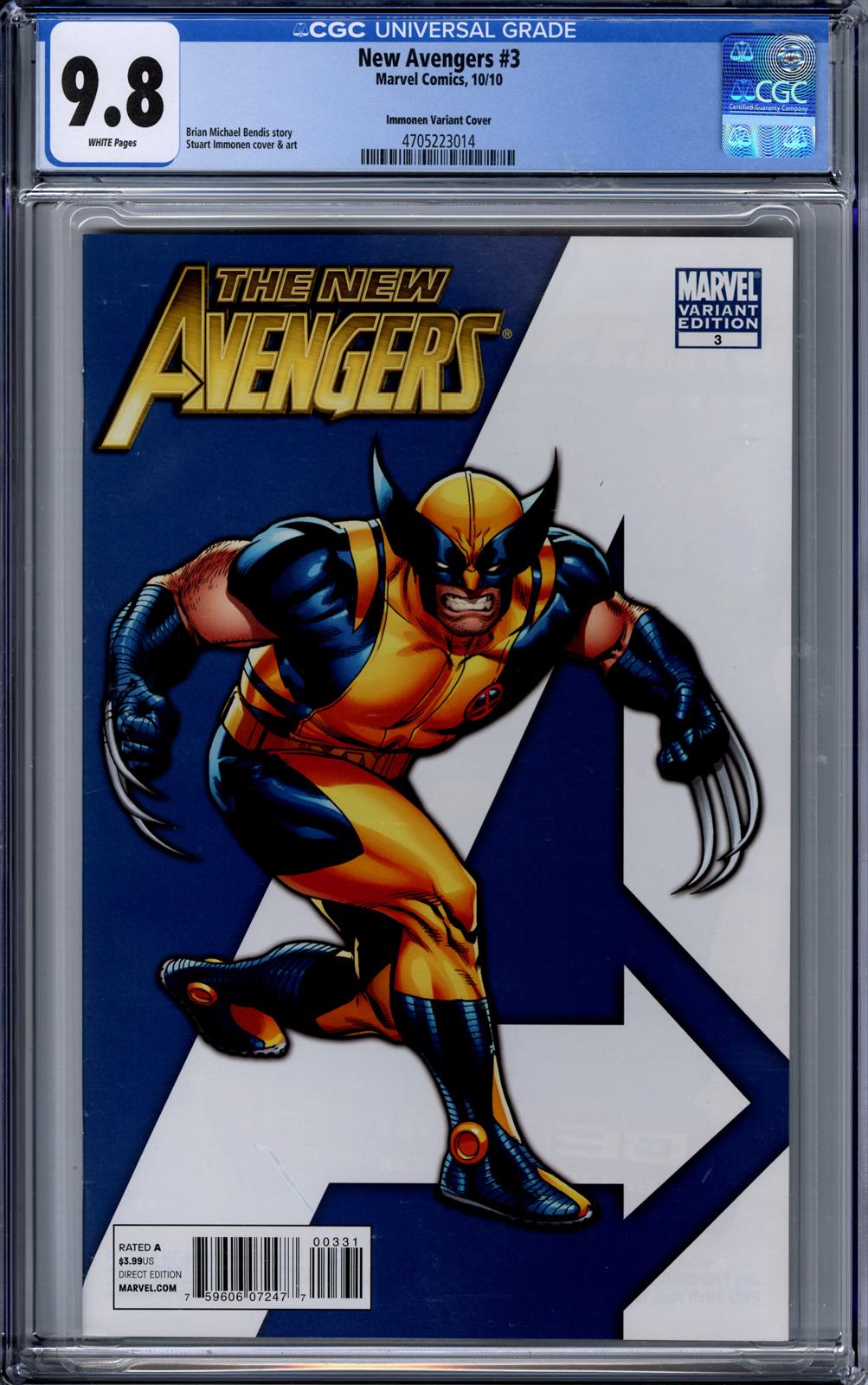 New Avengers #3 CGC 9.8 (Marvel, 2010) 