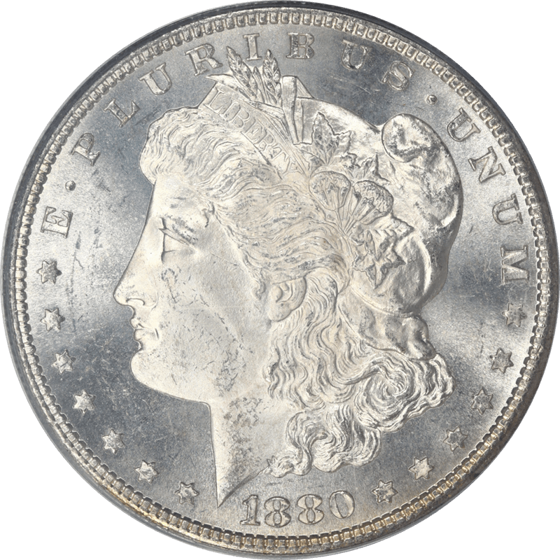 1880 S Morgan Silver Dollar $1 XF 