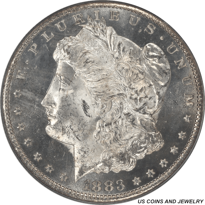 1883-CC Morgan Silver Dollar, PCGS MS63 DMPL - Nice White