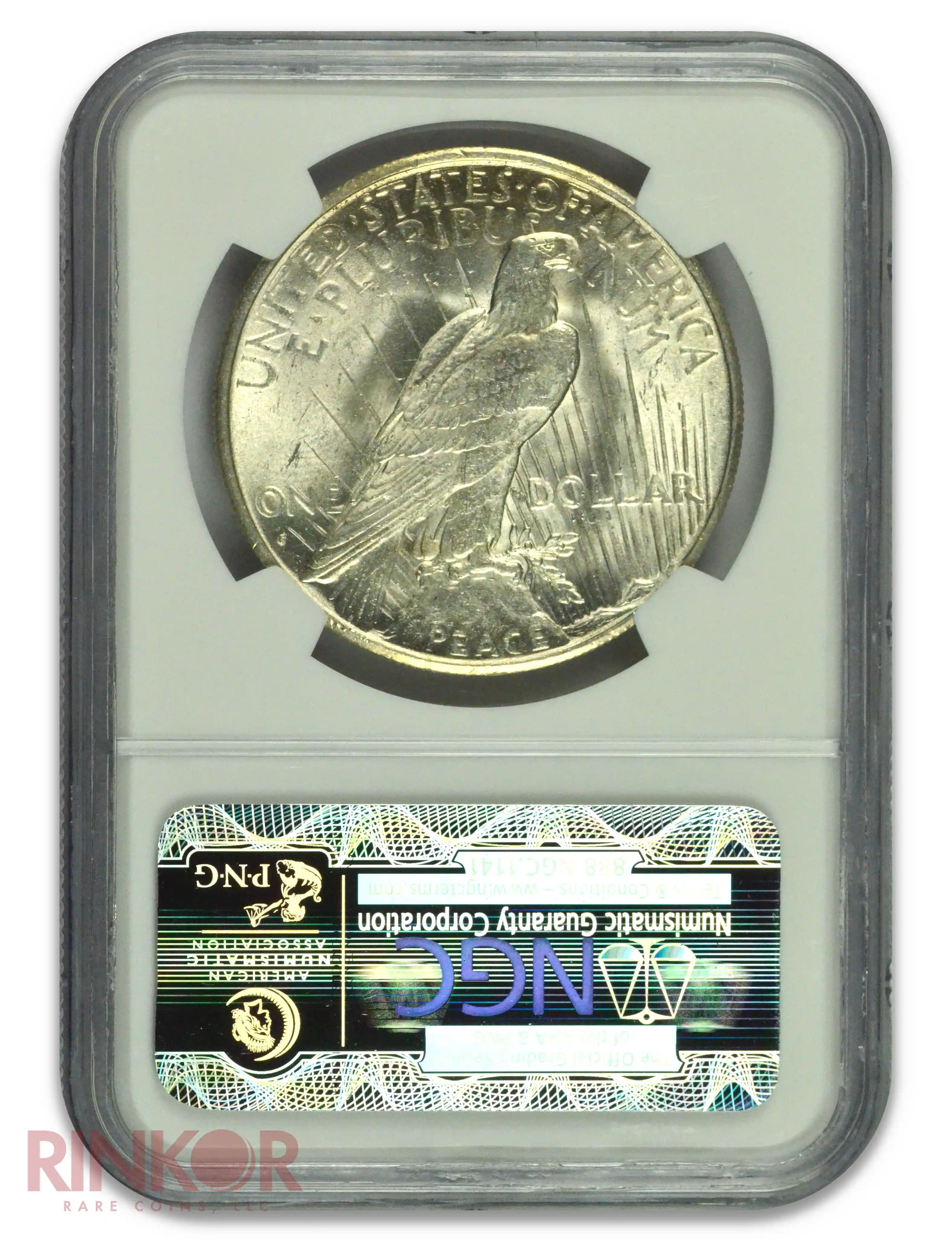 1935-S $1 Peace Dollar NGC MS 64