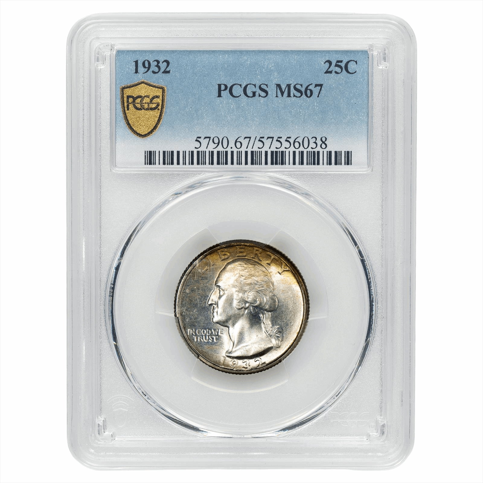 1932 Washington Quarter 25C PCGS MS 67