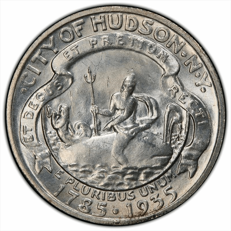 1935 Hudson 50C PCGS MS 64 CAC