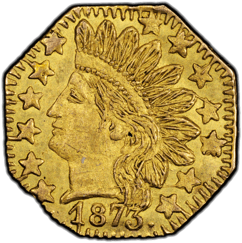 1873 G25c BG-794 PCGS  MS 64