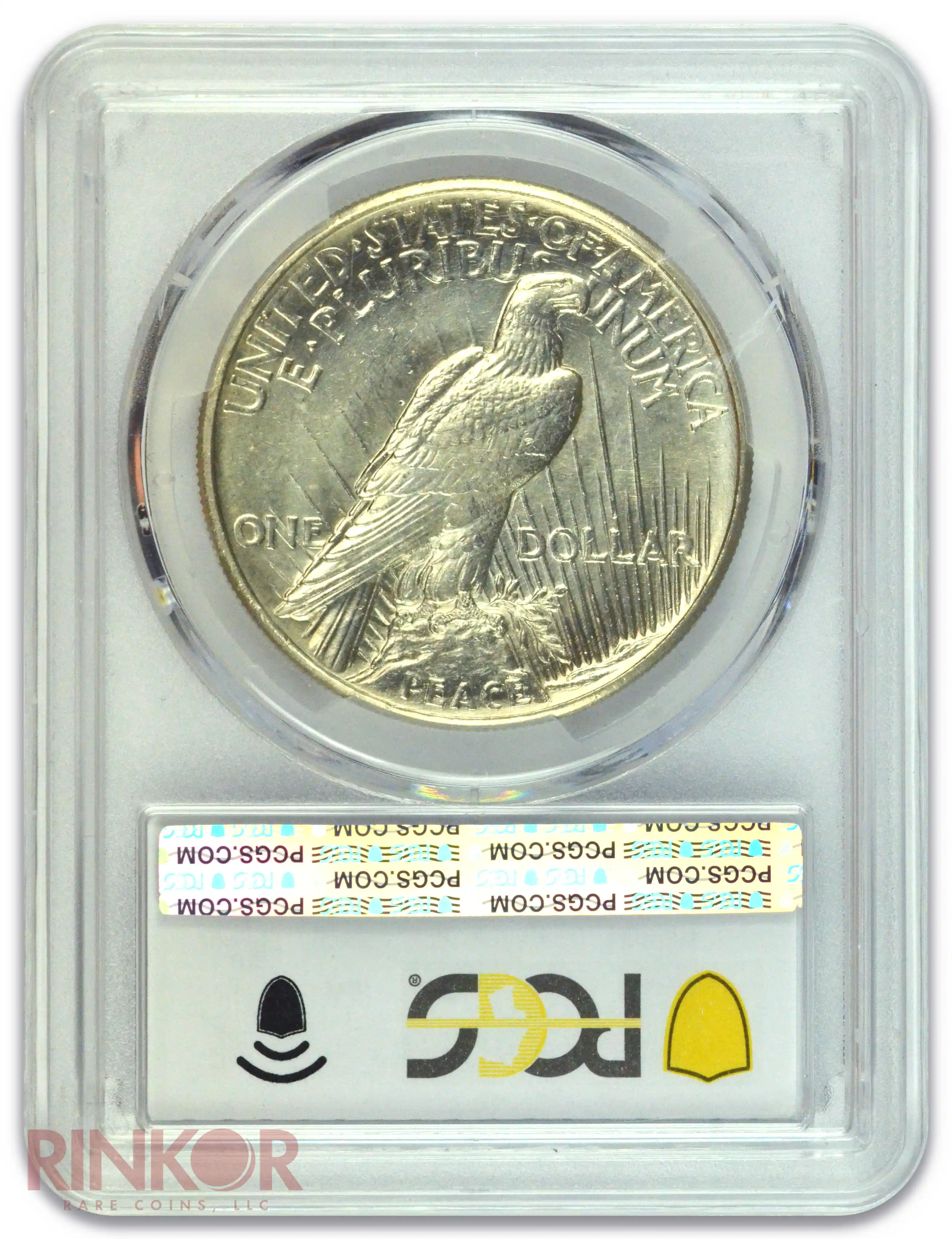 1921 $1 Peace Dollar PCGS MS 64 CAC