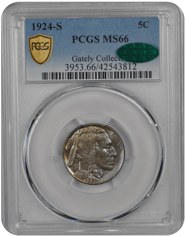 1924-S Buffalo PCGS CAC MS 66
