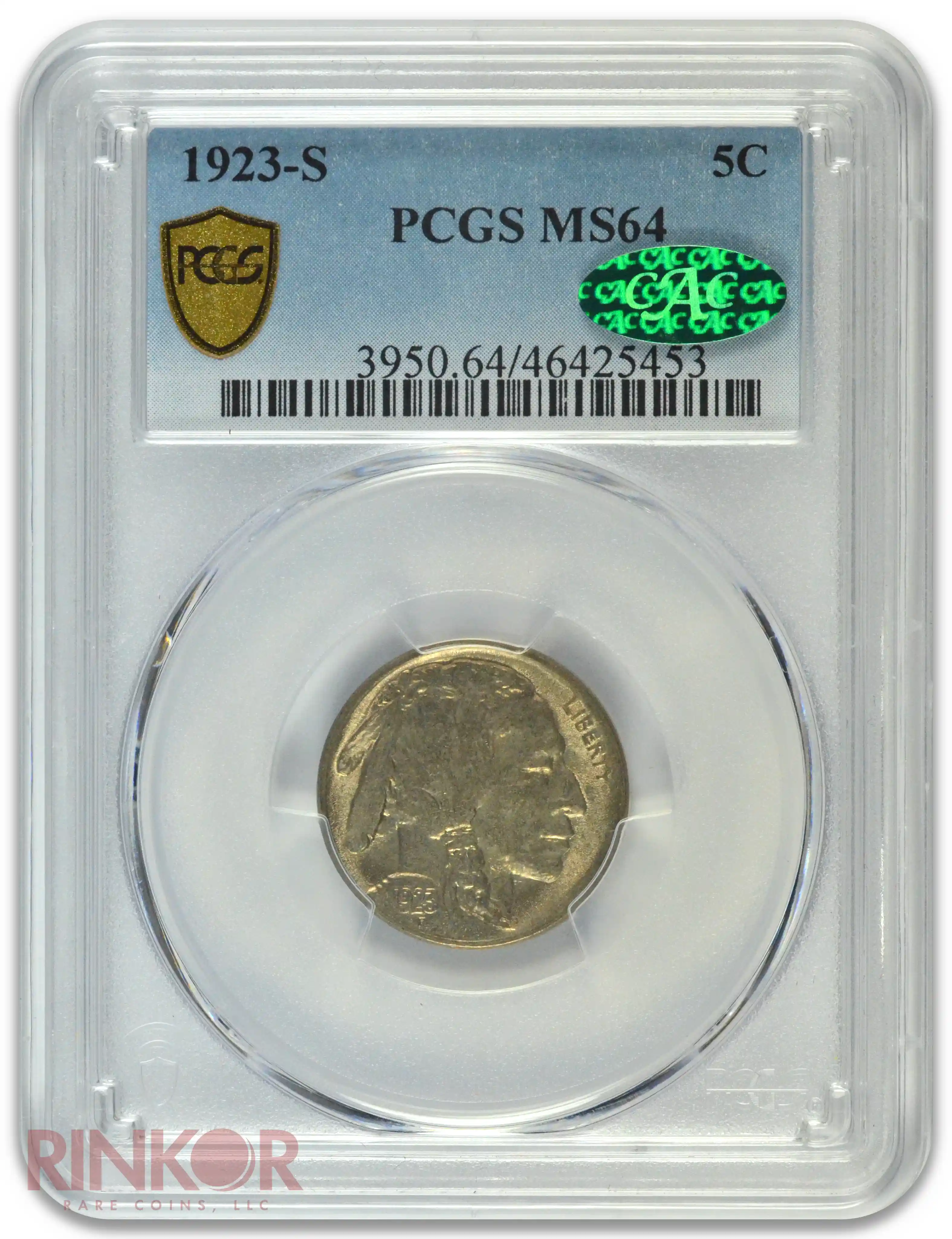 1923-S Buffalo PCGS MS 64 CAC