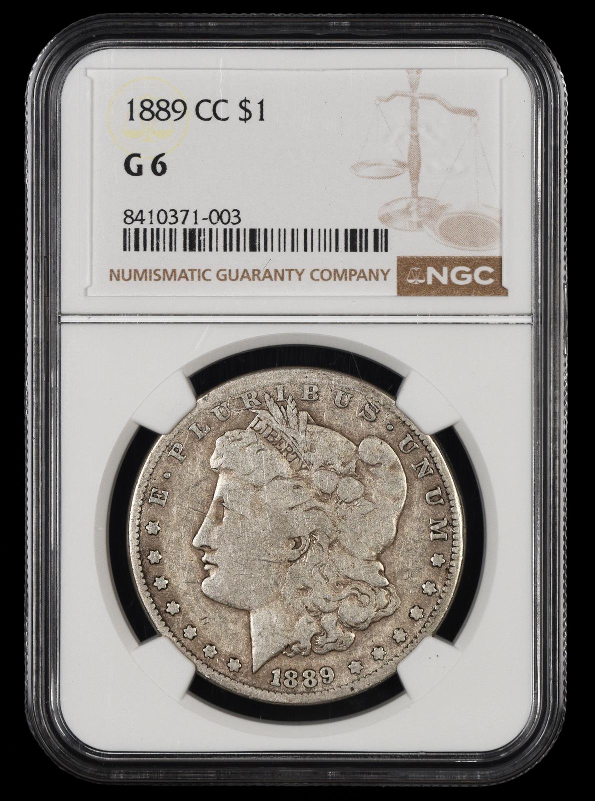 1889 CC $1 NGC G-06