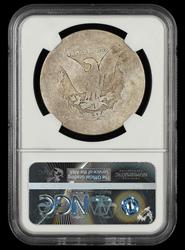 1880 8/7 S $1 VAM-10 Crossbar Top 100 NGC P-01 CAC