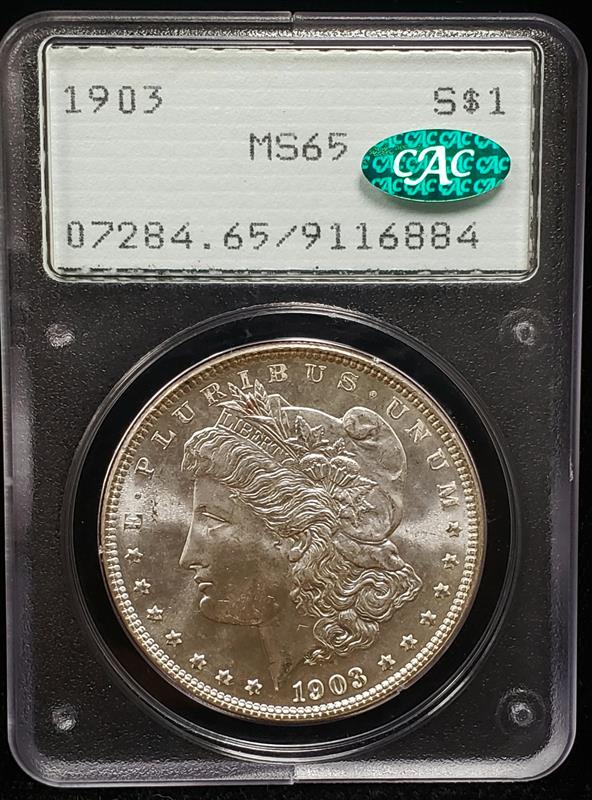 1903 $1 PCGS MS65 CAC OGH RATTLER